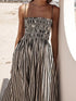 'Sancia' Striped Maxi Dress - Celes Fashion